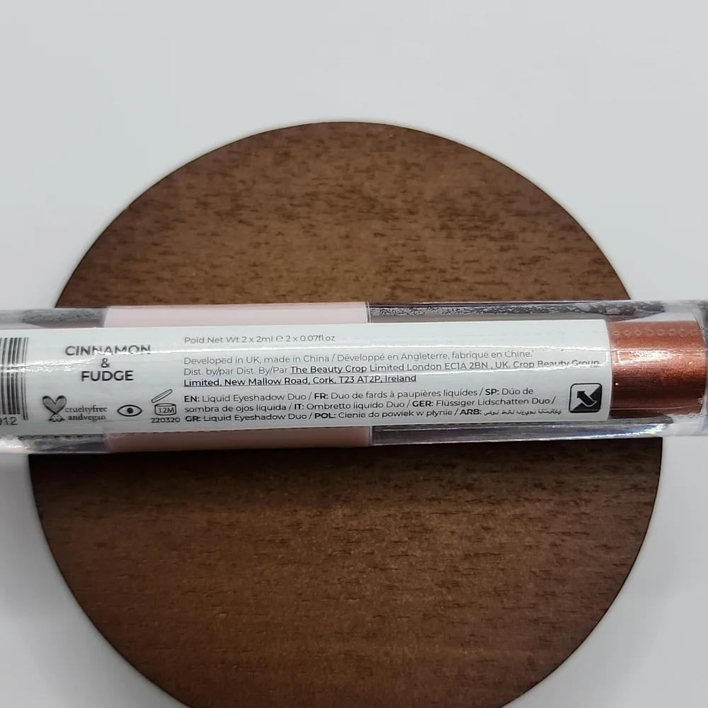 The Beauty Crop - Liquid Eyeshadow Duo - Cinnamon & Fudge